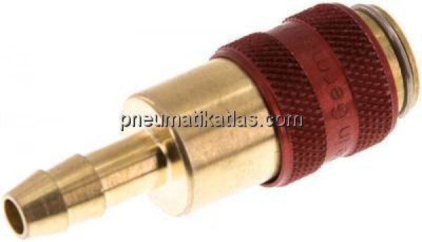 Kupplungsdose (NW5) 6 (1/4")mm Schlauch, Messing