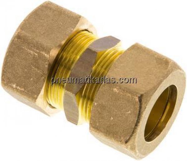 Gerade Klemmringverschraubung 22 (M30x1,5)mm, Messing