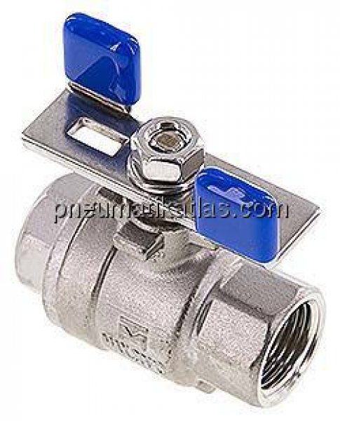 Edelstahl-Kugelhahn, Eco-Line leicht, G 1/2", 0 bis 63bar