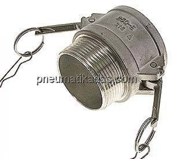 Kamlock-Kupplung (B) NPT 2-1/2"(AG), Edelstahl (1.4408)
