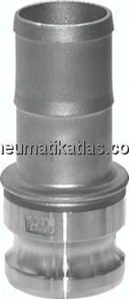 Kamlock-Stecker (E) 19 (3/4")mm Schlauch, Aluminium