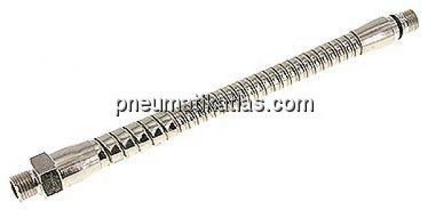 Metall-Kühlmittelschlauch 200mm, G 1/4" M 12 x 1