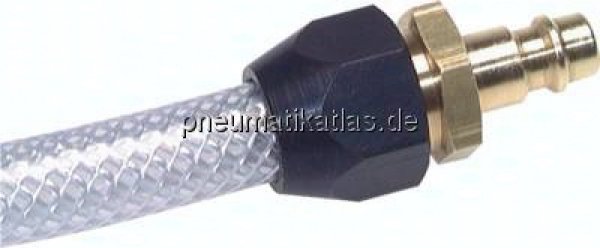 Kupplungsstecker (NW7,2) 12x6mm TX-Schlauch, MS/Al