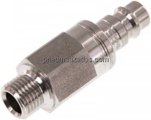 Kupplungsstecker (NW7,2) G 1/4"(AG), 1.4404