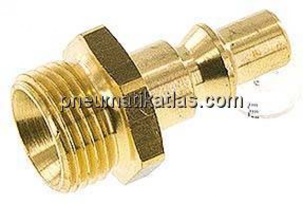 Kupplungsstecker (ARO/ORION) G 3/8"(AG), Messing