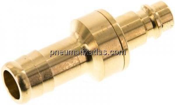 Kupplungsstecker (NW7,2) 13 (1/2")mm Schlauch, Messing