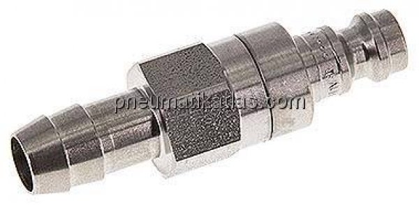 Kupplungsstecker (NW5) 9 (3/8")mm Schlauch, Edelstahl