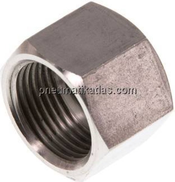 Überwurfmutter f. Schneidringverschr. 12 S (M20x1,5), 1.4571