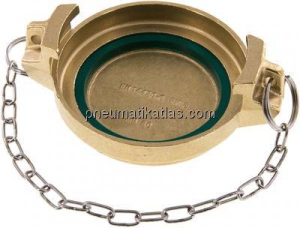 Tankwagenkupplung Verschlussdeckel, Messing für VK 80 MS