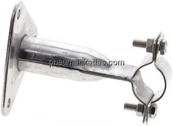 Messgerätehalter DIN 16281, 100mm Ausladung, 1.4571