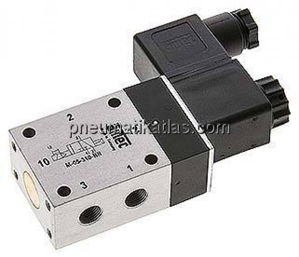 3/2-Wege Magnetventil, G 1/8", Federrückstellung (NO), 24 V AC