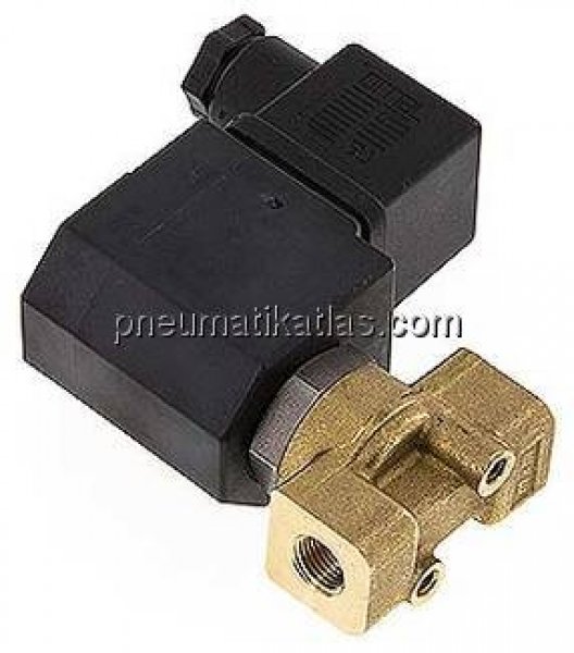 2/2-Wege Magnetventil G 1/8" stromlos geöffnet (NO),FKM