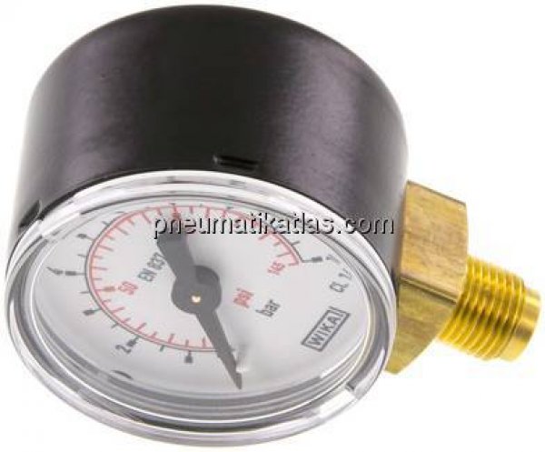 Manometer senkrecht (ST/Ms), 40mm, 0 - 10 bar, G 1/8"