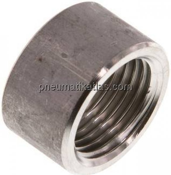 Anschweißmuffe Rp 1/2"-15mm, 1.4571 (DIN2986-halb)