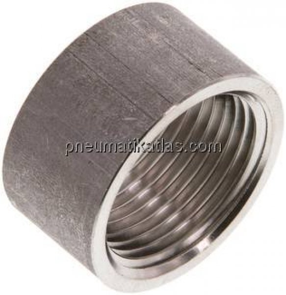 Anschweißmuffe Rp 3/4"-17mm, 1.4571 (DIN2986-halb)