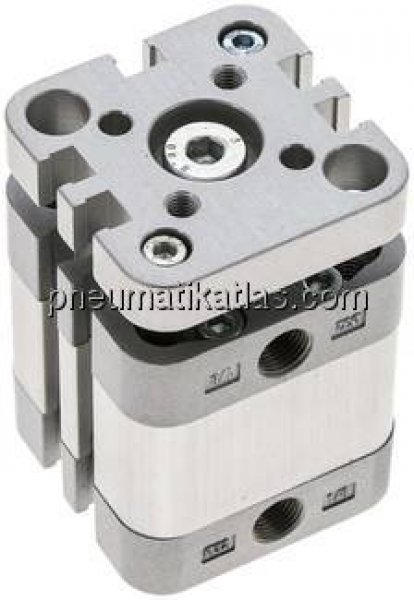 ISO 21287-Zylinder, doppeltw., Kolben 32mm, Hub 10mm