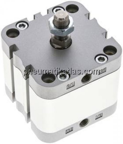 ISO 21287-Zylinder, einfachw., Kolben 63mm, Hub 20mm