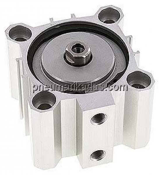 Kurzhubzylinder, doppeltwirkend, Kolben 63mm, Hub 20mm