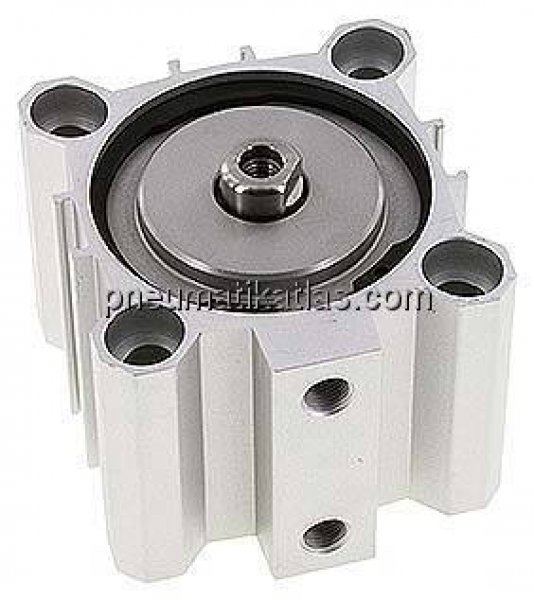Kurzhubzylinder, doppeltwirkend, Kolben 63mm, Hub 25mm