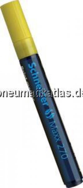 SCHNEIDER Lackmarker MAXX, 1 - 3mm, gelb