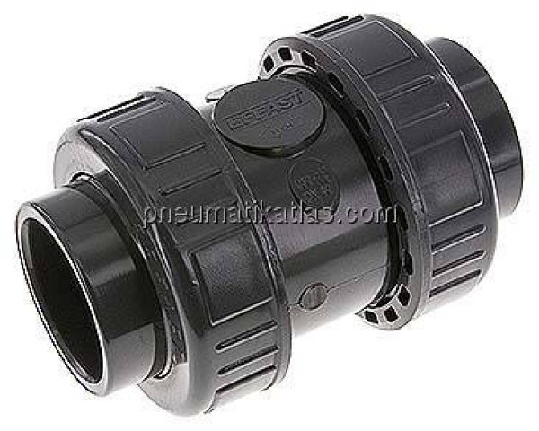 Klebemuffen-Rückschlagventil, PVC-U / EPDM, 50mm