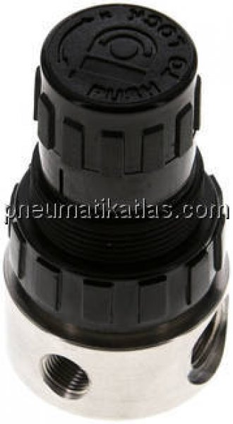 Druckregler, 1.4436/POM, G 1/4", 0,2 - 3bar (nicht rücksteuerbar)