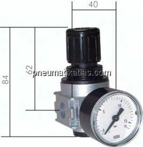 MULTIFIX Druckregler, G 1/8", 0,5 - 10bar, Baureihe 0