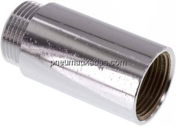 Gewindeverlängerung G 1"-65mm, Messing verchromt