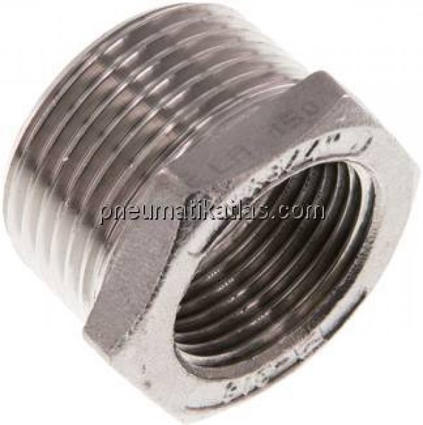 Reduziernippel R 1"(AG)-Rp 3/4"(IG), 1.4408