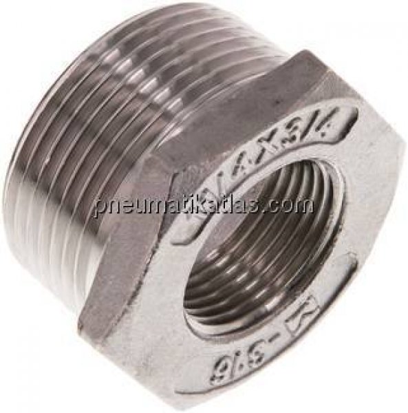 Reduziernippel R 1-1/4"(AG)-Rp 3/4"(IG), 1.4408