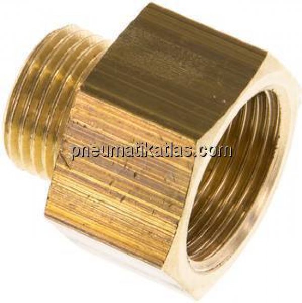 Reduziernippel G 1/2"(AG)-G 3/4"(IG), Messing