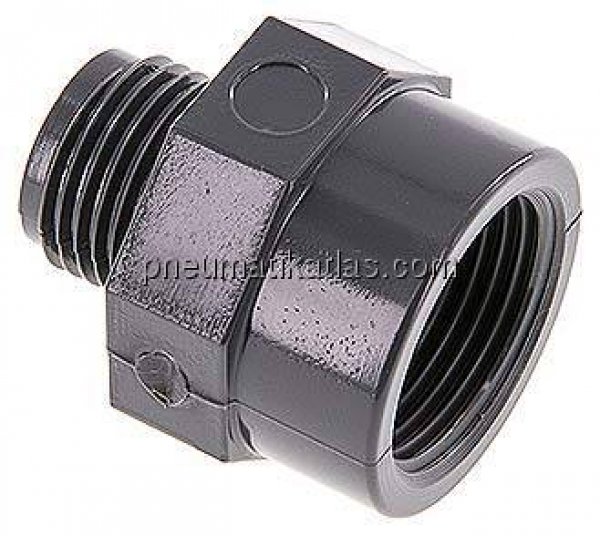 Reduziernippel G 1/2"(AG)-Rp 3/4"(IG), PVC-U