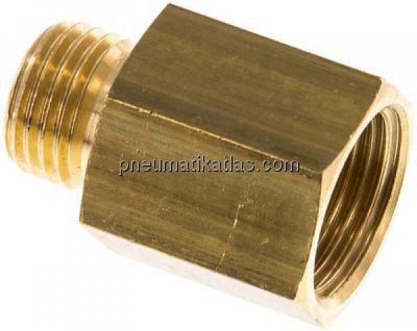 Reduziernippel G 1/4"(AG)-G 3/8"(IG), Messing