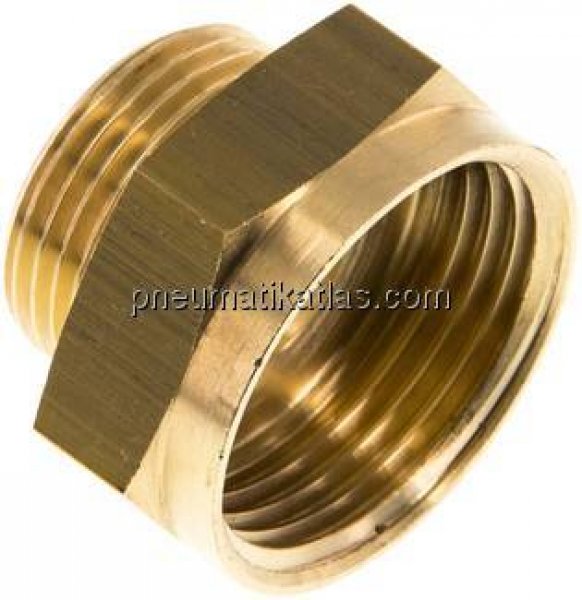 Reduziernippel G 3/4"(AG)-G 1"(IG), Messing