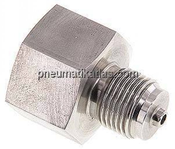 Manom.-Reduzierung G 1/2"(AG)-G 3/4"(IG). 1.4571, 45mm