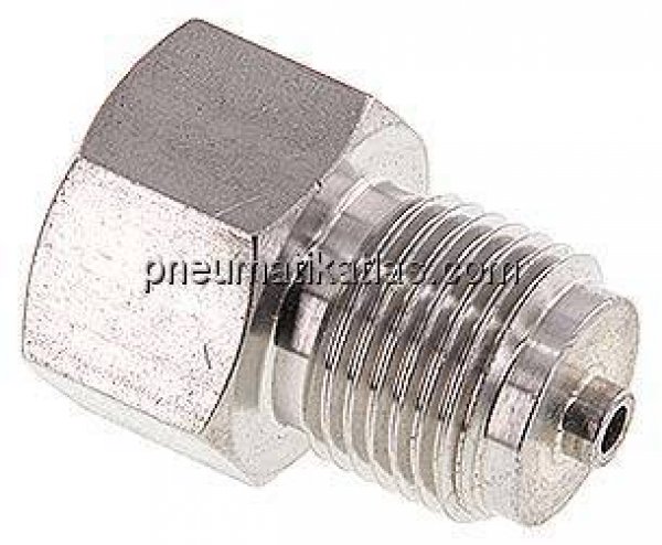 Manom.-Reduzierung G 1/2"(AG)-M 12x1,5(IG). 1.4571, 37mm