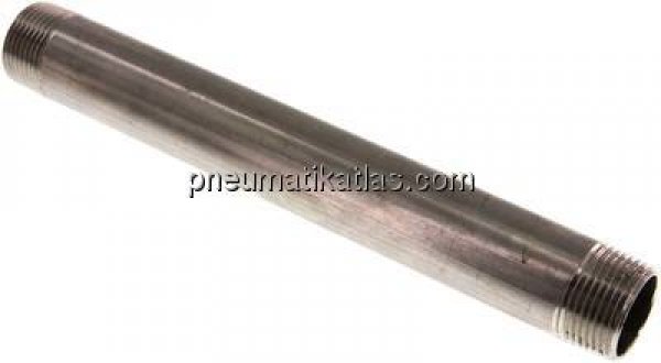 Rohrdoppelnippel R 1"-250mm, 1.4571