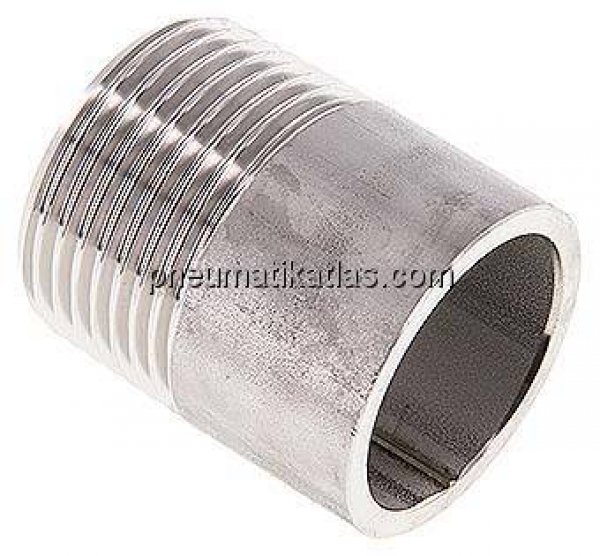 Anschweißnippel R 1"-40mm-33,7mm, 1.4571