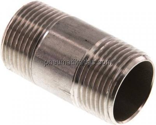 Rohrdoppelnippel R 1"-60mm, 1.4571