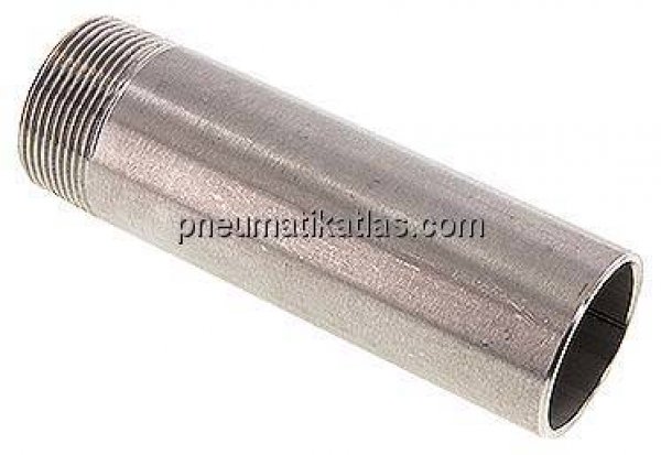 Anschweißnippel R 1-1/2"-150mm-48,3mm, 1.4571