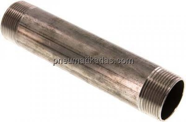 Rohrdoppelnippel R 1-1/4"-180mm, 1.4571