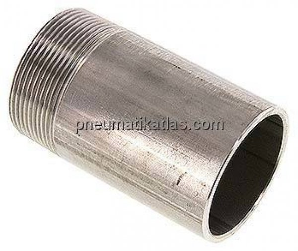 Anschweißnippel R 2"-100mm-60,3mm, 1.4571