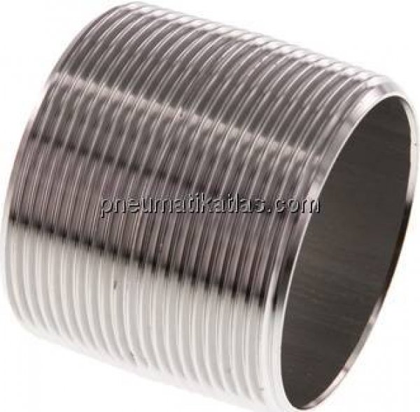 Rohrdoppelnippel R 2"-50mm, 1.4571