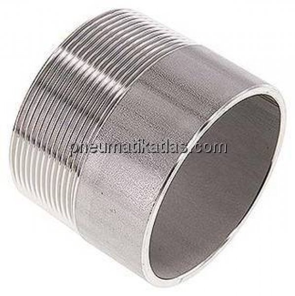 Anschweißnippel R 2-1/2"-60mm-76,1mm, 1.4571