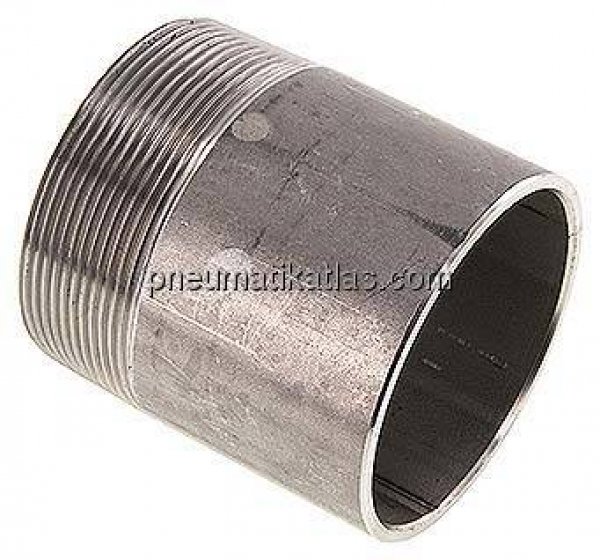 Anschweißnippel R 2-1/2"-80mm-76,1mm, 1.4571