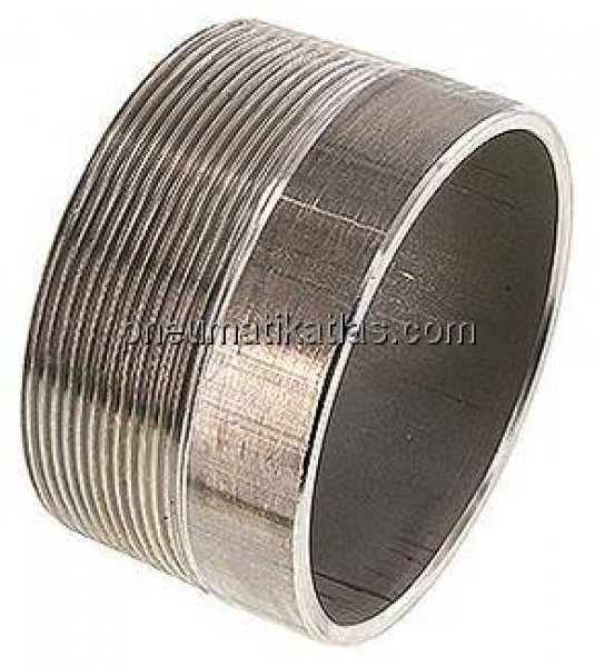 Anschweißnippel R 3"-50mm-88,9mm, 1.4571