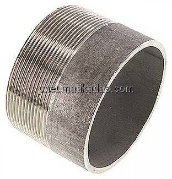 Anschweißnippel R 3"-60mm-88,9mm, 1.4571