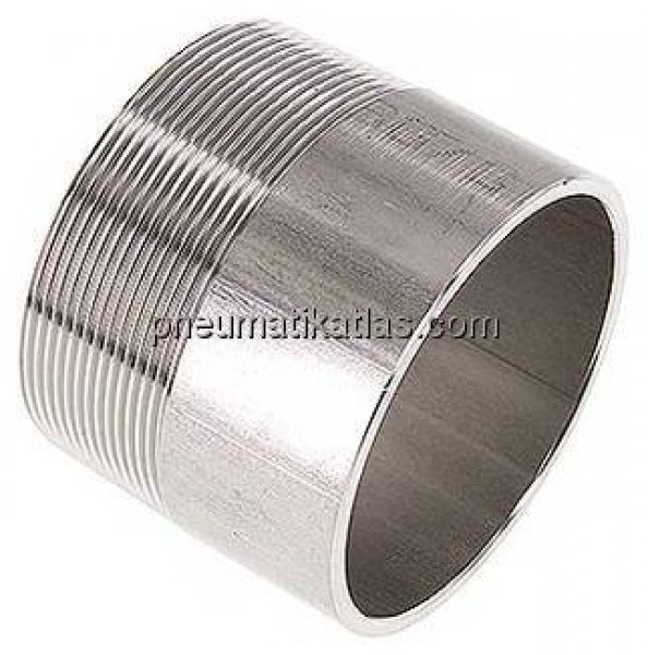 Anschweißnippel R 3"-70mm-88,9mm, 1.4571