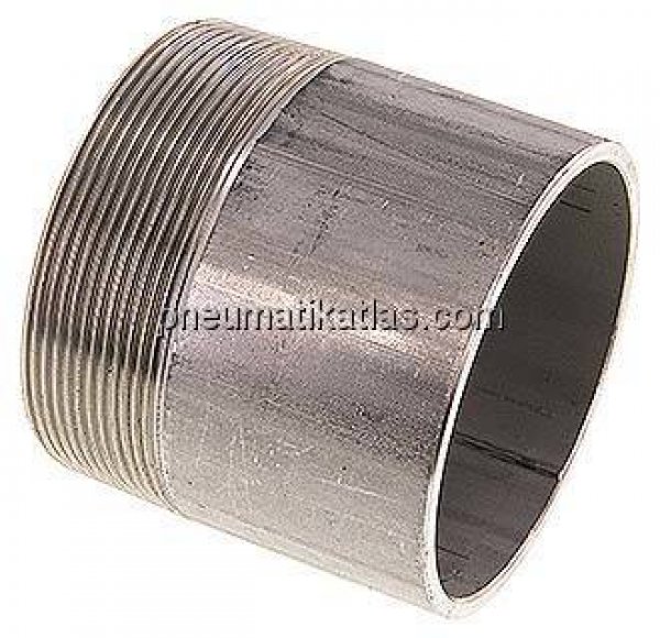 Anschweißnippel R 3"-80mm-88,9mm, 1.4571