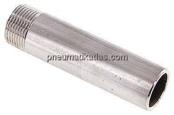 Anschweißnippel R 3/4"-100mm-26,9mm, 1.4571